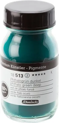 Produktbild von Schmincke 100ml Pigmente Phthalogruen dunkel Pigmente 18 513 055