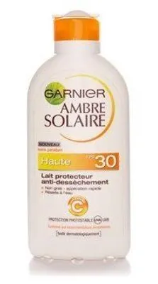 Produktbild von Garnier - Ambre Solaire Sonnenschutzmilch LSF 30 gegen Austrocknung