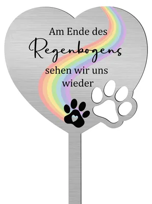 Produktbild von Wetterfeste Gedenkstein für Hunde mit Gravur