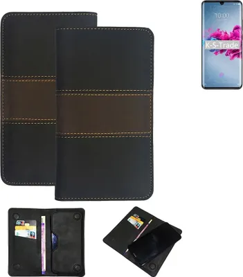 Produktbild von K-S-Trade Hülle Handyhülle kompatibel mit ZTE Axon 11 5G Schutzhülle Walletcase Bookstyle Tasche Schutz Case Handytasche Wallet Cover Kunstleder