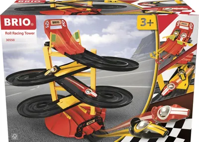 Produktbild von BRIO - Rennbahn-Turm mit zwei Rennwagen