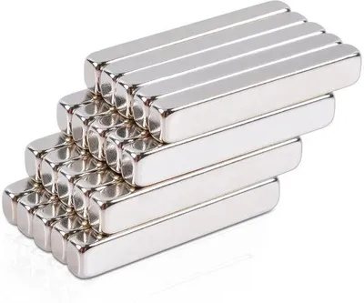 Produktbild von 20 Stück starke Neodym-Deckenmagnete 25x4x3mm rechteckige Mini-Magnetstreifen für Küchen-Backofen-Weißbrettmagneten