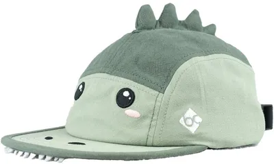 Bavarian Caps Kleinkinder-Cap "Dino" aus Baumwolle und Leinen in grün