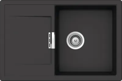 Produktbild von Schock Einbauspüle Cristadur Mono D-100 L A Green Line Dusk DSK Exzenterbedienung