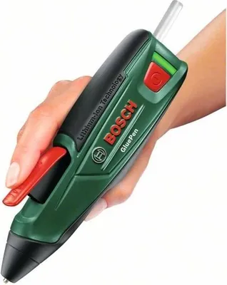 Produktbild von Akku-Heißklebepistole Bosch GluePen, 10,8 V, 1,5 Ah, Kabellos, Schnelle Aufheizzeit