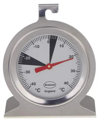 Kühlschrank-Thermometer Edelstahl 50 mm analog