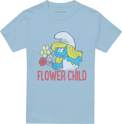 Imagen del producto de Camiseta "Los Pitufos" - diseño "Niño/a" - uni, para hombre/mujer, modelo TV21212 (talla M), color azul claro