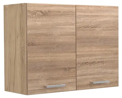 Zdjęcie produktu dla Szklana szafka kuchenna Vicco R-Line Sonoma/Dąb goldkraft 80 cm, Model 71485