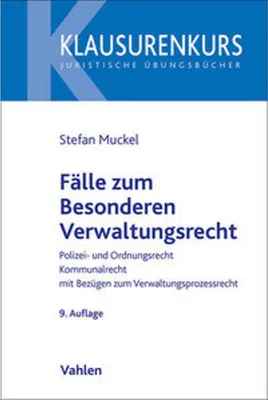 Zdjęcie produktu dla Fälle zum Besonderen Verwaltungsrecht