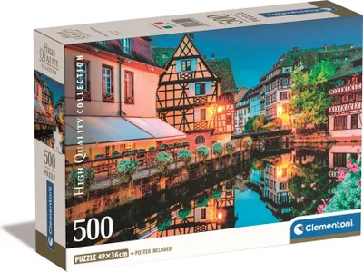 Image de Puzzle CLE 500 Compact Vieille Ville de Strasbourg 35544