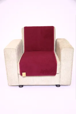 Produktbild von Sesselschoner Wolle bordeaux 175 cm x 47 cm