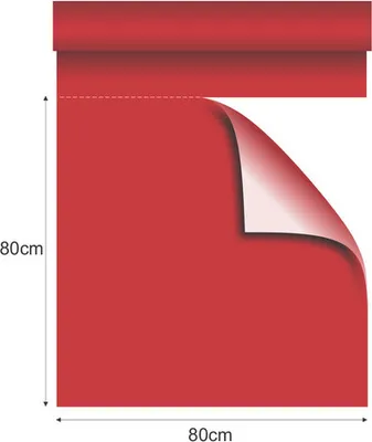 Produktbild von 30 Mitteldecken 80cm x 80cm rot Vlies Ornamensa Airlaid perforiert