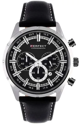 Produktbild von Herrenuhr Perfect, schwarz, Perfect-PF01302