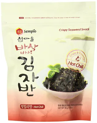 Produktbild von Sempio Seealgen Snack Hot Chili, 4er Pack (4 x 50 g)