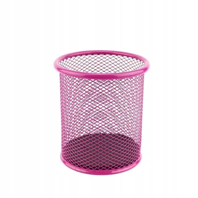 Obrázek produktu pro LENGTH BOX stolní organizér síťovaný kulatý růžový