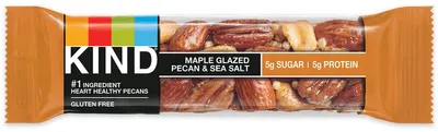 Image de Barre BE KIND Maple Glazed Pecan Sea Salt aux noix mélangées 40g