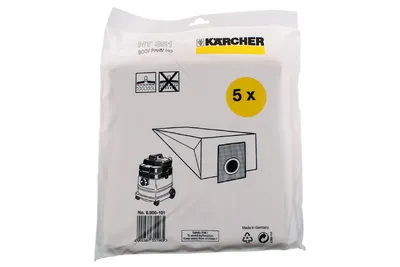Obrázok produktu pre Kärcher – filtračné vrecká, 5 ks, 645800