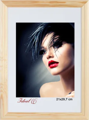 Produktbild von Artos Holz Bilderrahmen Acrylglas Plexi Lifestyle Foto Rahmen Collage Wanddeko Poster - Farbe: Natur | Format: 50x70