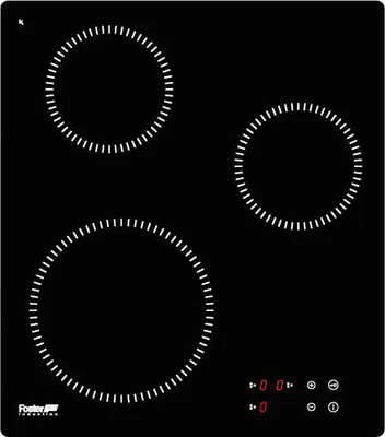 Immagine prodotto di Foster S1000  Piano cottura a induzione 3 Fornelli Nero Da incasso 45 cm