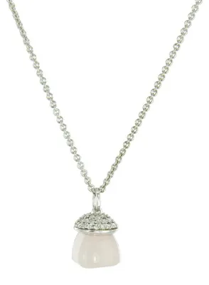 Produktbild von Esprit Damen Kette Collier Silber Rosenquarz ESNL92151A420