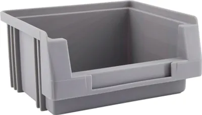 Produktbild von SuperSparSet 50x Sichtlagerbox Classic H | Grau | HxBxT 5x10x9cm | Polypropylen | Sichtlagerbehälter, Sichtlagerkasten, Sichtlagerkastensortiment, Sortierbehälter