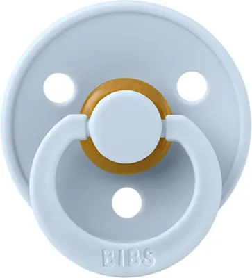 Obrázek produktu pro BIBS Dudlík z přírodního kaučuku Colour 1ks, velikost 2 - Baby Blue