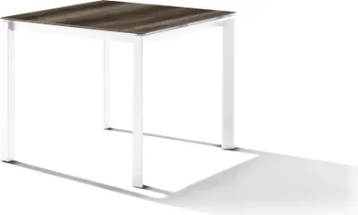 Produktbild von Tischplatte >Freesystem< in Eiche dunkel, Polytec® - 90x1,2x90cm (BxHxT)