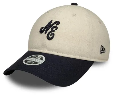 Produktbild von New Era Women 9TWENTY Linen Cap light beige/navy