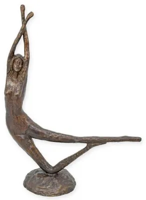 Immagine prodotto di Casa Padrino Scultura decorativa in bronzo antico 74 x 27 x H. 100 cm - Grande statuetta decorativa in bronzo - Decorazione soggiorno - Decorazione ufficio - Accessori per la decorazione