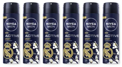 Produktbild von NIVEA MEN Deodorant Active Sport Limited Edition Deo Spray 6 x 150 ml