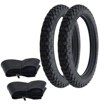 Zdjęcie produktu dla 2x Opony Enduro Motocross Kenda K270 2.75-19 (2 3/4 x 19) 43P TT + dętka