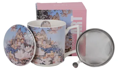 Immagine prodotto di Tazza in porcellana con colino per il tè Modern City Of Magnolias