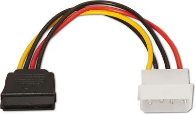 Produktbild von AISENS A131-0158 - 16 cm SATA-Netzkabel, schwarz