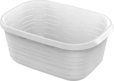 Produktbild von M-Home Signature, Wäschekorb, 48 L, 1 Stück, weiß Kunststoff