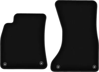 Immagine prodotto di Wielganizator Tappetini anteriori in velluto per Audi A5 8T (2008-2018, coupé) neri, set 2 pz, con fissaggi
