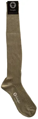 Image de Elzusha - Chaussettes en coton faites à la main, montantes aux genoux