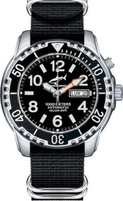 Produktbild von CHRIS BENZ CB-1000A-S-NBS Uni-Armbanduhr, Edelstahl-Gehäuse