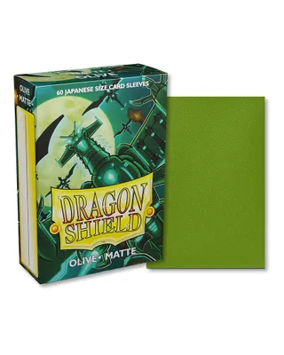 Produktbild von Dragon Shield Japanese Size Matte Sleeves (60) Olive