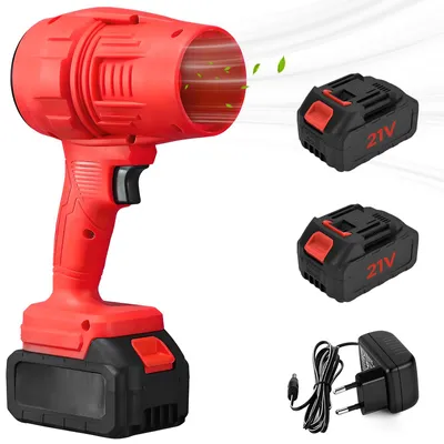 Obrázok produktu pre HDeye 18V akumulátorový fukár na lístie - vysoká rýchlosť 440 MPH, kompatibilný s akumulátorom Makita, prenosný na kempovanie a grilovanie Maximálna rýchlosť 100 000 ot