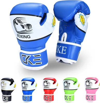 Zdjęcie produktu dla Rękawice bokserskie dla dzieci w wieku 5-12 lat, do kickboxingu, do treningu na worku bokserskim, do treningu