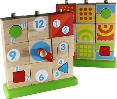 Produktbild von Tano - Uhr - Holzspielzeug für Kinder ab 2 Jahre 24 x 23 x 6,5 cm