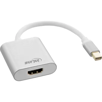 Obrázek produktu pro InLine 17193W, 0,15 m, Mini DisplayPort, HDMI, Samec, Samice, Přímý
