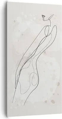 Produktbild von Bild auf Leinwand - Leinwandbild - Einteilig - Minimalismus Körper Frauen - 65x120cm - Wand Bild - Wanddeko - Wandbilder - Leinwanddruck - Bilder - Wanddekoration - Leinwand bilder - PA65x120-4831