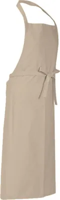 Produktbild von CG Workwear 00130-01 | Latzschürze Verona 110 x 75 cm - Waschbar bis 95 °C - Farbe: Sand - Größe: 110 x 75 cm