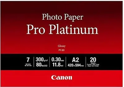 Produktbild von CANON PT-101 fotopapier Pro Platinum A2 20 vellen