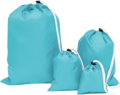 Produktbild von 4er Set Aufbewahrungstasche, Camping Reisetasche in versch. Größen, türkis