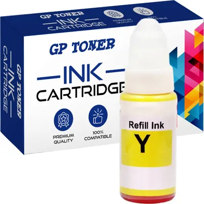 Produktbild von Tinte Patronen für Canon GI-590 PIXMA G1500 G1510 G2500 G2510 G3500 G3510 G4500 Gelb