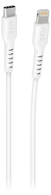 Produktbild von SBS USB-C auf Lightning Kabel 3m weiß