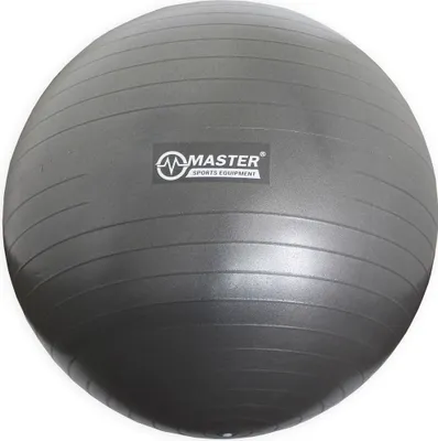 Zdjęcie produktu dla Piłka Gimnastyczna MASTER Super Ball 65 cm Szara