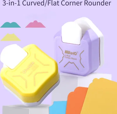 Obrázok produktu pre KW-trio 3-v-1 Corner Trimmer Puncher Cutter pre karty Foto papier Laminovanie Pouche